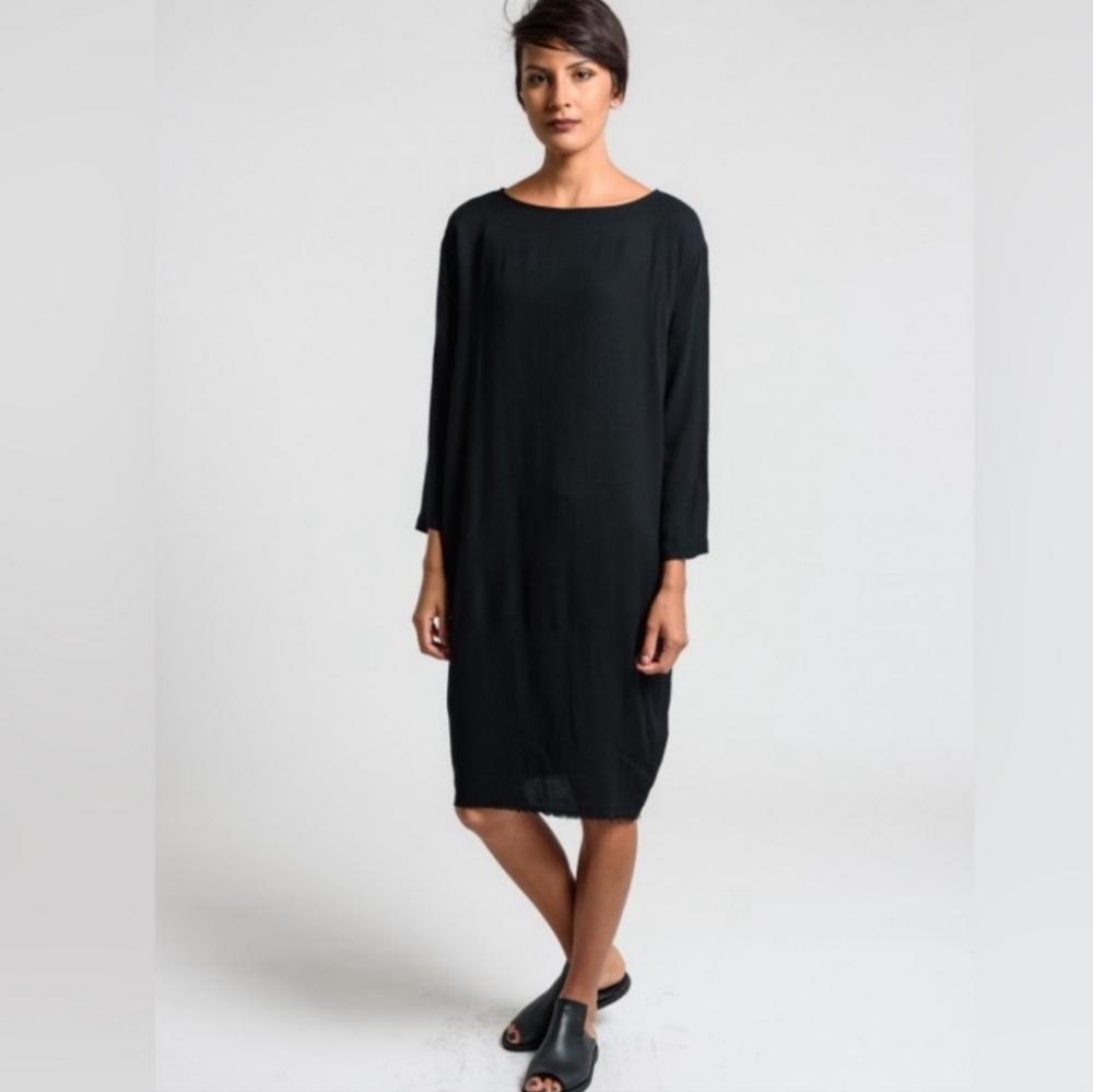 Black Crane Painter Dress, Small